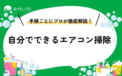 エアコン掃除は自分でもできる！プロが教える方法を解説